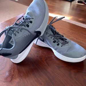 Grey Nike Zoom Athletic Shoes